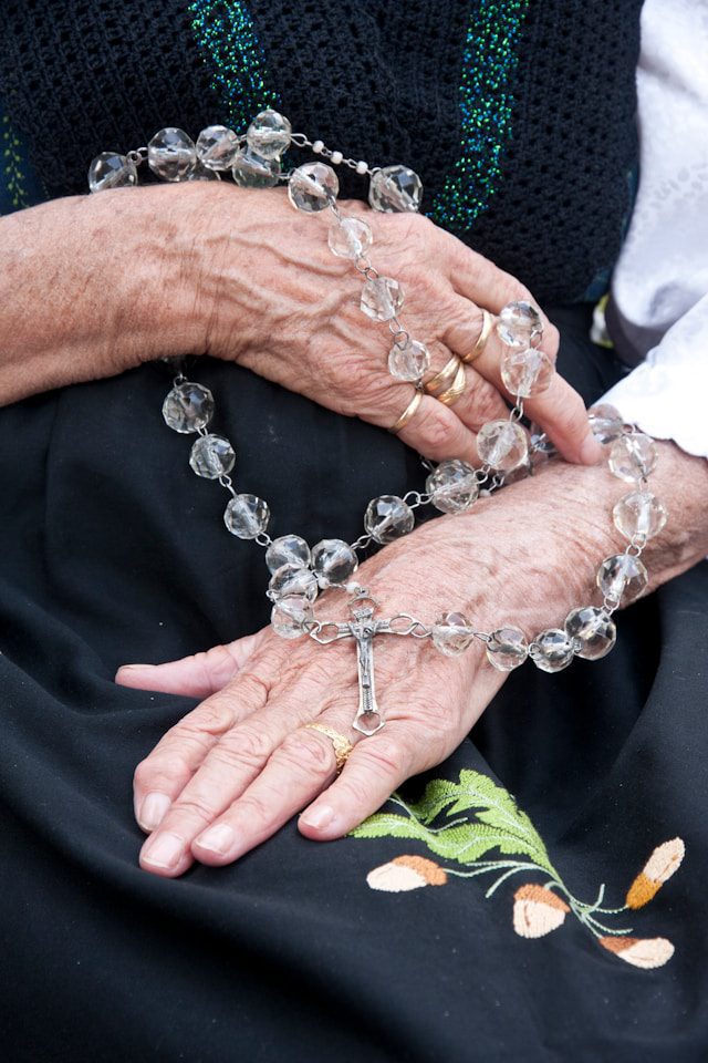 The hands of a grandmother symbolizing Lebanese Teta Traits and Ancestral Wisdom for MBTI Lebanon.